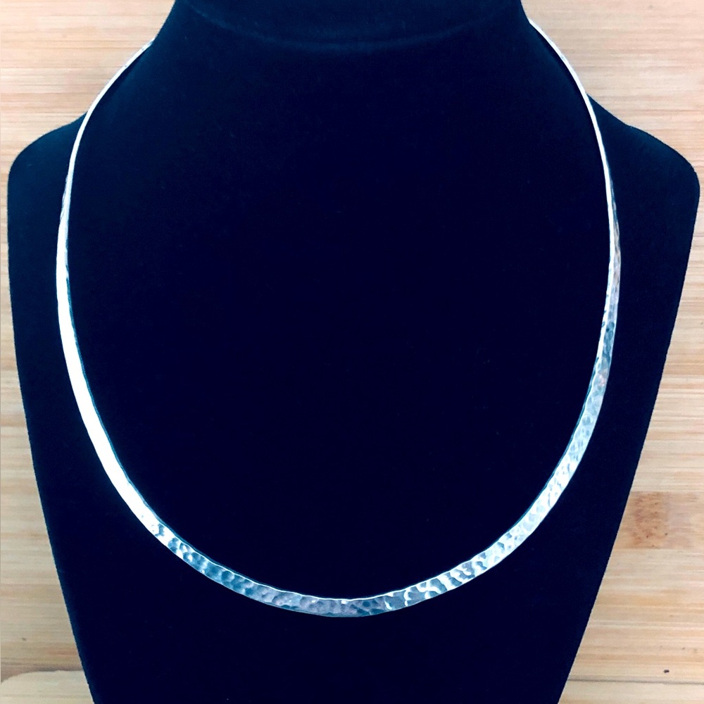 $162  Vintage Estate Choker Collar  Sterling Silver  Marked 925 MEX